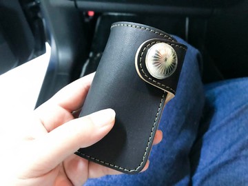 TWOFOLD 夏普單調二折鑰匙包卡收納OK TFK-KW-OAf