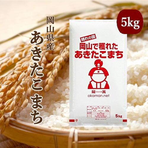 5年産 新米 5kg あきたこまち 岡山県産 (5kg×1袋) 米 送料無料