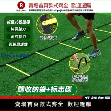 【高品質超低價】敏捷梯固定式繩梯軟梯跳格梯靈敏梯速度梯步伐訓練藍足球訓練器材