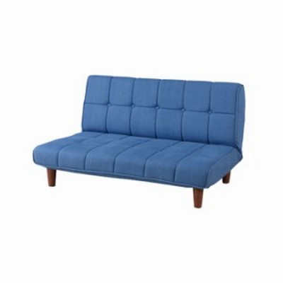 Azumaya 東谷 フロアソファ 2人掛 RKC-938DM（インディゴ）【送料無料】【メーカー直送品】【代引不可】【沖縄・北海道・離島・一部地域