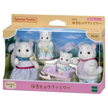 EPOCH Sylvanian Families 森林家族 雪豹家庭組  1盒