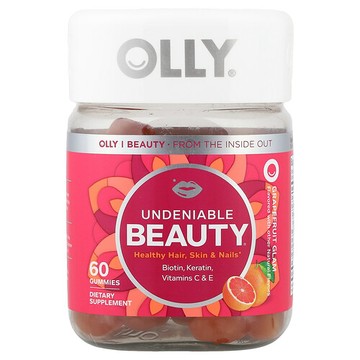 OLLY, Undeniable Beauty，葡萄柚味，60 粒軟糖