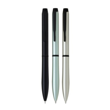 百樂PILOT eterlink 輕油筆 0.7mm(黑夾)-黑/冰藍/鈦金屬灰