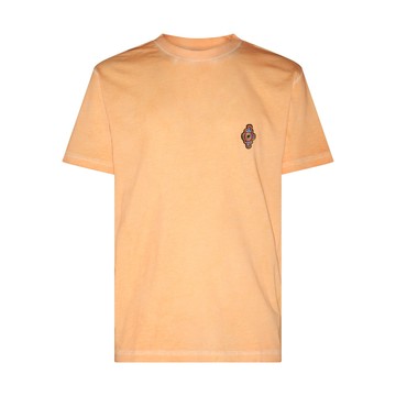 Marcelo Burlon - Orange Cotton Sunset Cross T-shirt