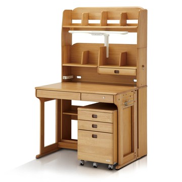 【KOIZUMI】Woody兒童成長實木書桌組ODM-823