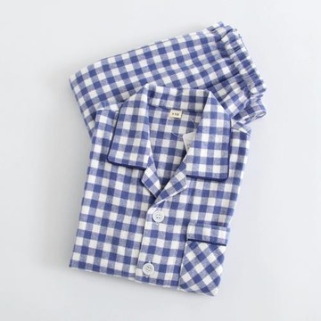 秋兒童中大童男磨毛全棉絨布長袖寶寶家居服套裝男童睡衣春秋純棉