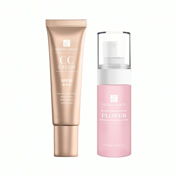 晶靈光感CC霜30ML*1+玫瑰花補水噴霧50ml*1