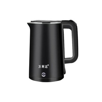 優樂悅~萬利達水壺燒水壺 食品級不銹鋼電熱水壺 雙層防燙自動斷電熱水壺手沖壺 茶壺