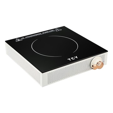 大家源 高耐熱玻璃晶板晶瓷電陶爐 26.5 x 24 x 5.5cm 輕巧便攜 不挑鍋具  TCT-011  檯面式免安裝