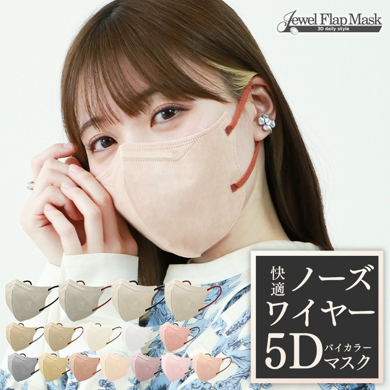 ♡インナーマスク♡大臣風立体♡ダブルノーズワイヤー入り♡サイズ5種