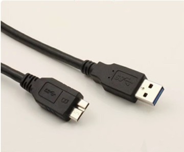 usb3.0行動硬碟線連接線micro-b3.0黑色線 0.5米