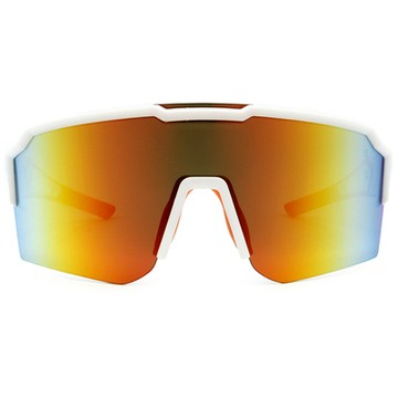 SUPER SPORT | 寒川冰影護眼框太陽眼鏡 | 白橙流光