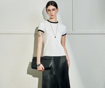 【甜酷小香風】法式簡約/顯瘦百搭打底衫