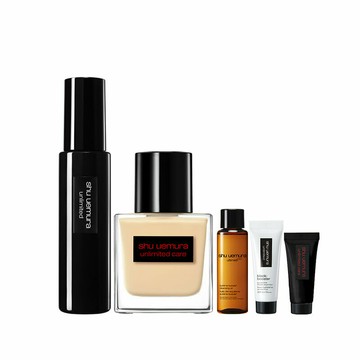 裸光精萃粉底持久定妝組