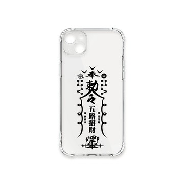 iPhone 14 Plus 殼 TRON IPhone 14 PLUS 黑色招財符咒 四角防摔殼 手機殼