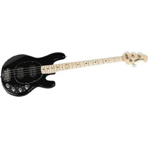 Music Man ミュージックマン StingRay HH 4-String ベース Black Maple Fretboard