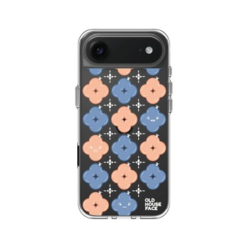 iPhone Air Clear Case（相機按鈕） 透明 - 老屋顏 Old House Face - 氣球海棠