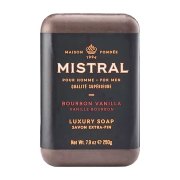 MISTRAL BODY 沐浴皂 波本威士忌 250g 五年有效期限至2029/1  1顆