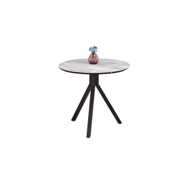 【H&D東稻家居】2.64尺岩板圓桌(TJS1-07203)