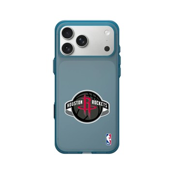 iPhone 17 Pro Max Clear (相機按鈕) 夜幕藍 - NBA - Logo-休士頓火箭 Houston Rockets