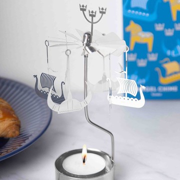 瑞典旋轉燭座(附蠟燭)