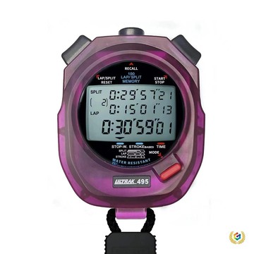 【3行計時】電子秒錶 田徑秒錶 運動秒錶 計時器 訓練秒錶 100組記憶 大屏顯示 防水防震 田徑訓練/體育教學/裁判專用