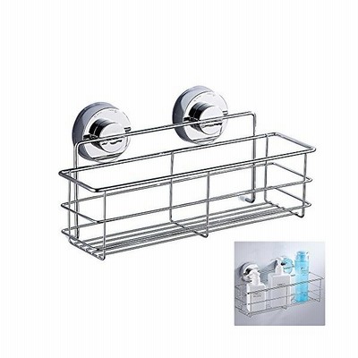 Happyyoo 真空吸着でズレ落ちない 浴室収納 ラック ホルダー 浴室収納棚 強力吸盤 しっかり固定 粘着固定 通販 Lineポイント最大get Lineショッピング