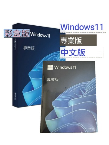 【送無線滑鼠】Windows 11 專業版 盒裝 中文版 (內附USB)