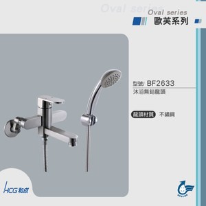 和成 HCG 不鏽鋼沐浴龍頭 BF2633