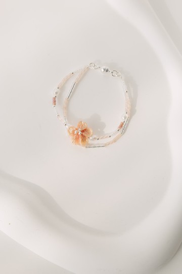 手作軟陶飾物 櫻 手鏈