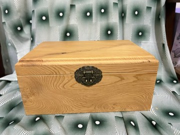 台灣檜木珠寶盒紅檜閃花27.2cm*18cm*12.5cm