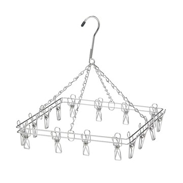 皇家日式曬衣架 16夾  小  銀色  1個