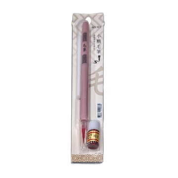 ACE 英士 小楷毛筆  紅色  12支