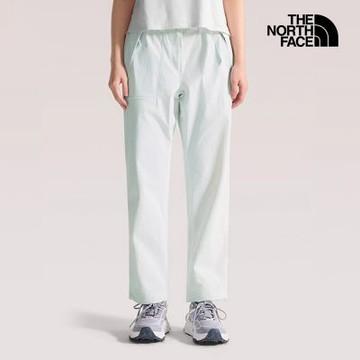 【The North Face 官方旗艦】北面女款米色FLASHDRY速乾戶外徒步長褲｜8CJVFNN