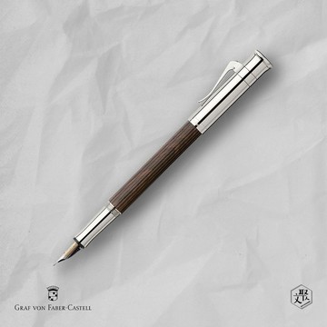 【Graf von Faber-Castell】經典系列非洲黑木鋼筆 F尖 VIP刻字服務 (原廠正貨)