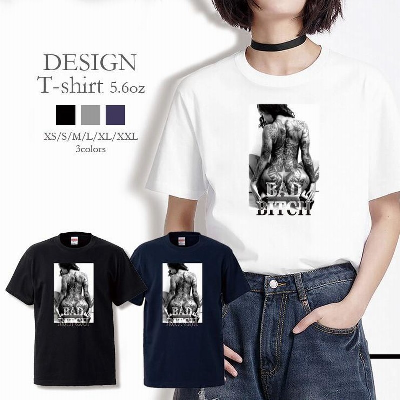 Tシャツ レディース 半袖 トップス Bad Bitch バッドビッチ