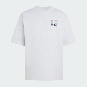 Adidas 愛迪達 M Ani Pop Bk T KE4340 男 T恤 運動上衣 休閒短袖 白 亞版 純棉