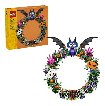 【LEGO 樂高】磚星球〡 40825 特殊 萬聖節花圈 Halloween Wreath