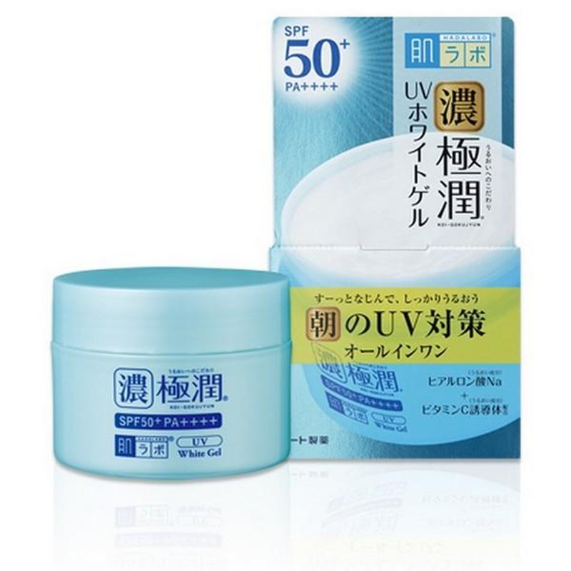 ロート製薬》 肌ラボ 極潤 ＵＶホワイトゲル 90g （ＳＰＦ50+/PA++++） LINEショッピング