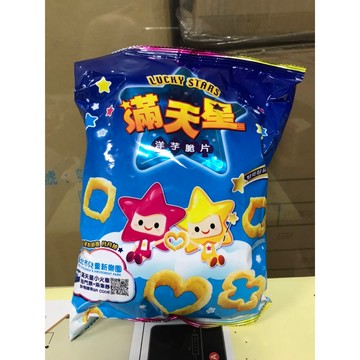 ~省錢叔叔~聯華食品 滿天星 洋芋脆片 大包裝 72g 好吃好玩滿天星