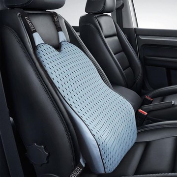 腰靠 汽車腰靠枕靠背護腰墊夏季車用飾品記憶棉四季增高座椅辦公室墊腰 歐歐流行館