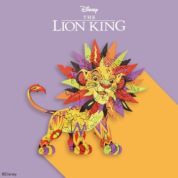 迪士尼圖騰系列木質拼圖(辛巴)