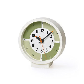 Lemno Fun Pun Color Table 兒童的蒙特梭利設計桌鐘 - 綠