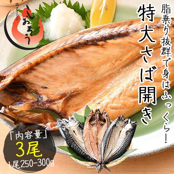 干物 さば サバ 鯖 特大サイズ 約250〜300g×3尾 干物 詰め合わせ 冬グルメ 冬ギフト