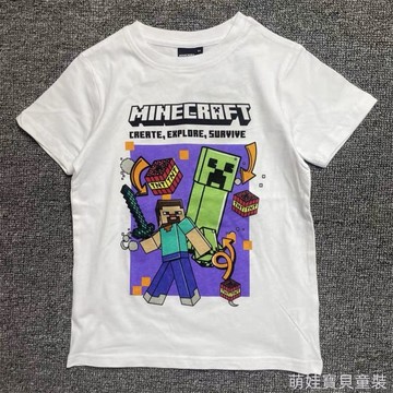 純棉~男童短袖T恤中大童簡約寬鬆卡通印花短袖T恤 男童帥氣上衣 兒童夏裝 棉質 多款可選 男童短袖上衣 男童短袖t