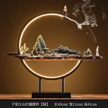 倒流香擺件家用室內倒流香爐熏香創意禪意茶道客廳玄關家居裝飾品