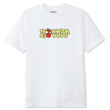 BUTTER GOODS 241A11901 BIG APPLE TEE 短T (白色)