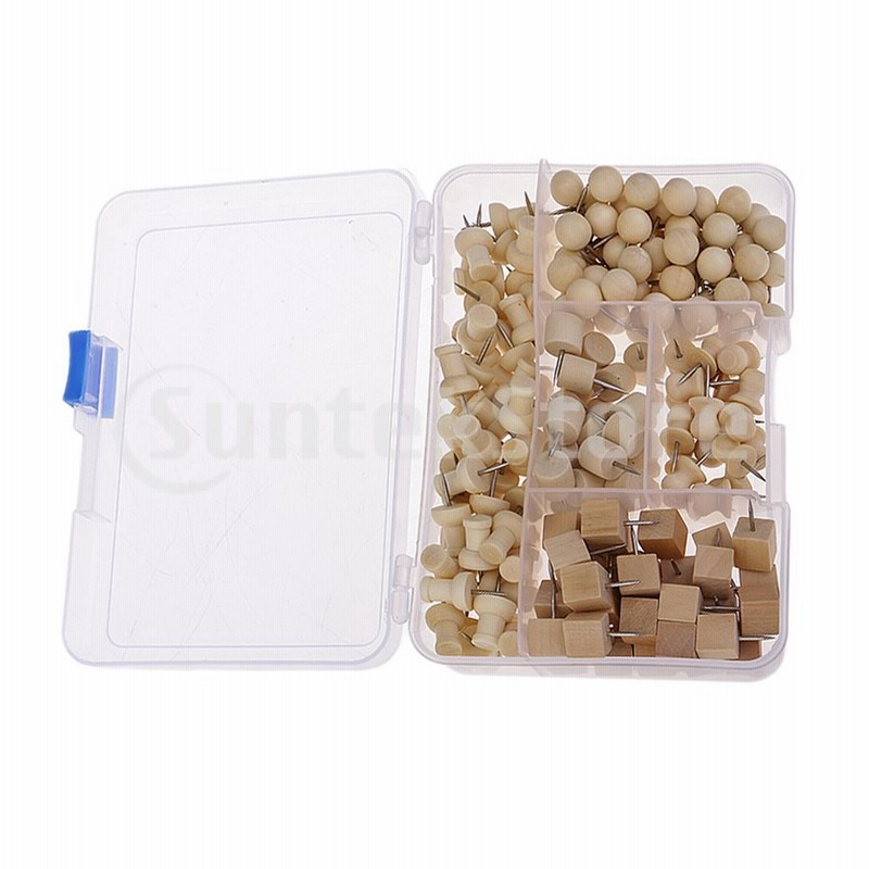 論文を固定用 画鋲 押しピン プッシュピン 木製 ボックス付き メタル製 約180ピース入り 通販 Lineポイント最大0 5 Get Lineショッピング