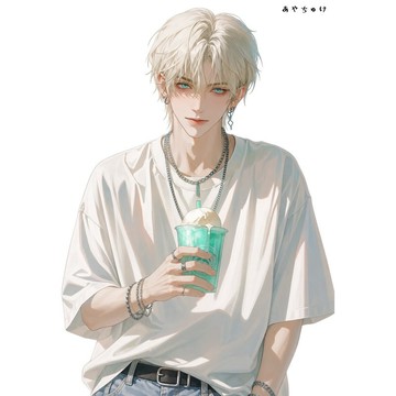 【8 月新款】07-137-0011 人物貼紙 簡約夏日男孩