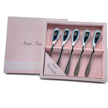 日本製 Anna Marionette 咖啡勺 5 件套組 湯匙 咖啡勺 攪拌匙 調味勺 甜點勺 - 日本進口 日本 代購 日本代購 現貨 快速出貨 日本空運來台 Anna Marionette 咖啡勺 件套組 湯匙 攪拌匙 調味勺